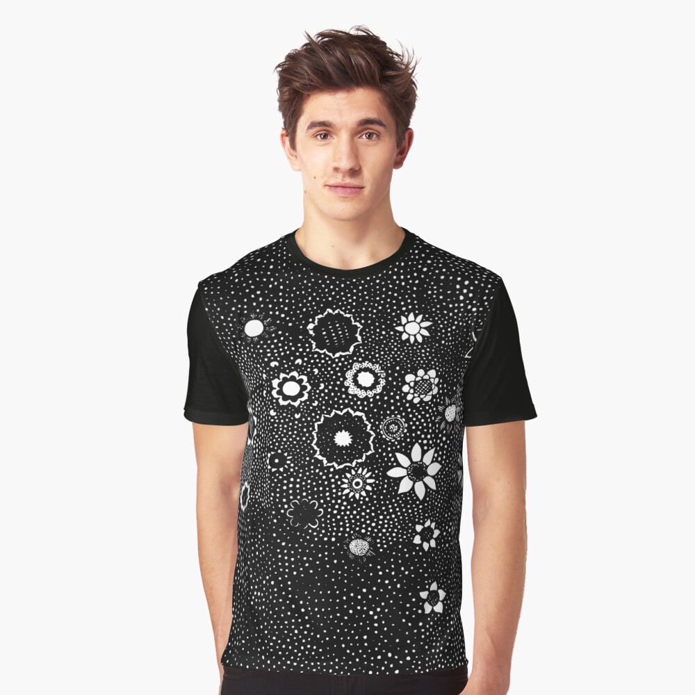 Flower Rain Graphic T-Shirt