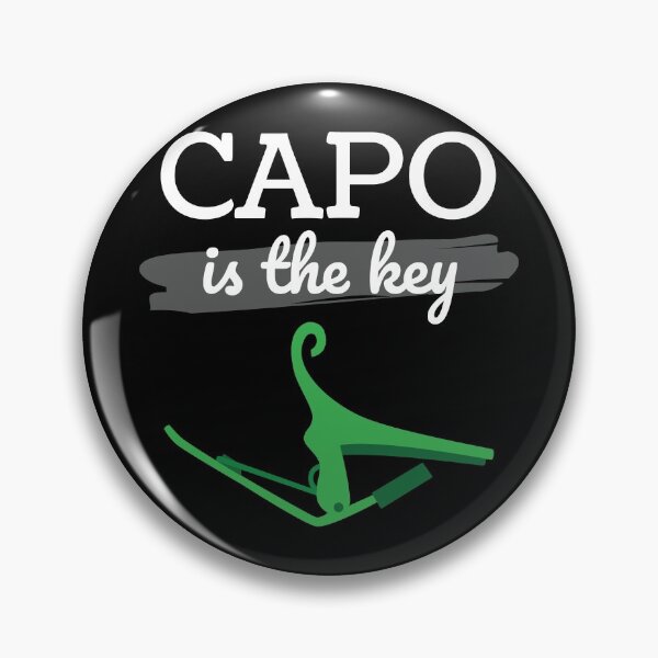 Item preview, Capo is the Key Green Capo Dark Theme designed and sold by nightsworthy.