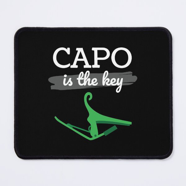 Item preview, Capo is the Key Green Capo Dark Theme designed and sold by nightsworthy.