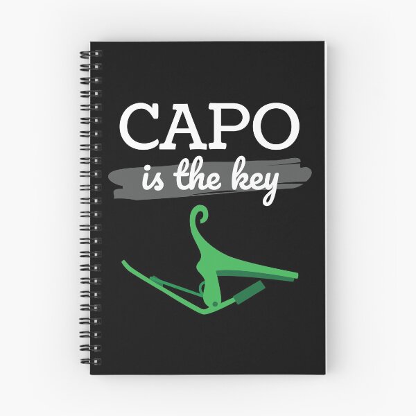 Item preview, Capo is the Key Green Capo Dark Theme designed and sold by nightsworthy.