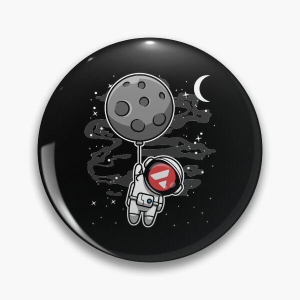 Item preview, Astronaut Floating Avalanche AVAX Coin To The Moon Crypto Token Cryptocurrency Blockchain Wallet HODL designed and sold by AdamRoberts90.