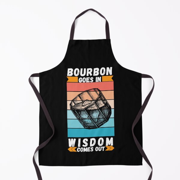 Item preview, Bourbon Goes In Wisdom Comes Out Sunset Viintage T-Shirt designed and sold by LJ4EVER.