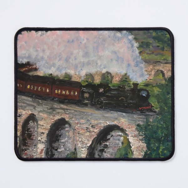 Item preview, Train steaming over bridge designed and sold by martydav.