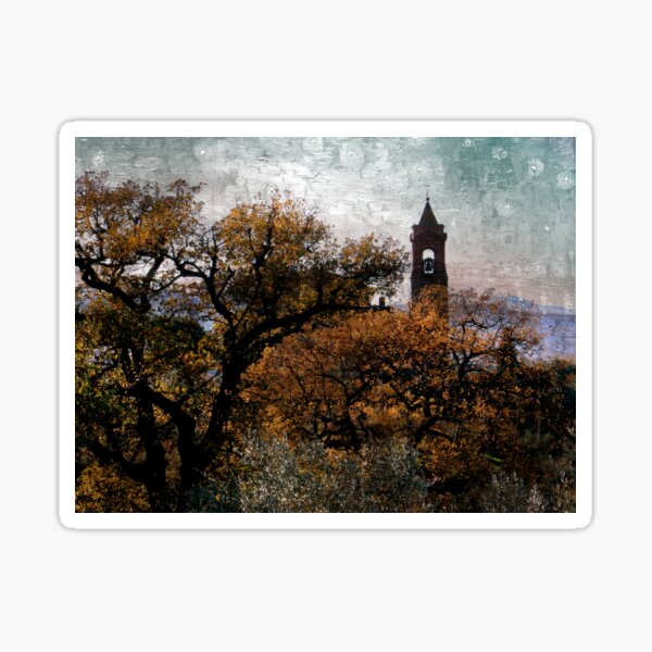 Through The Trees To San Donato Sticker