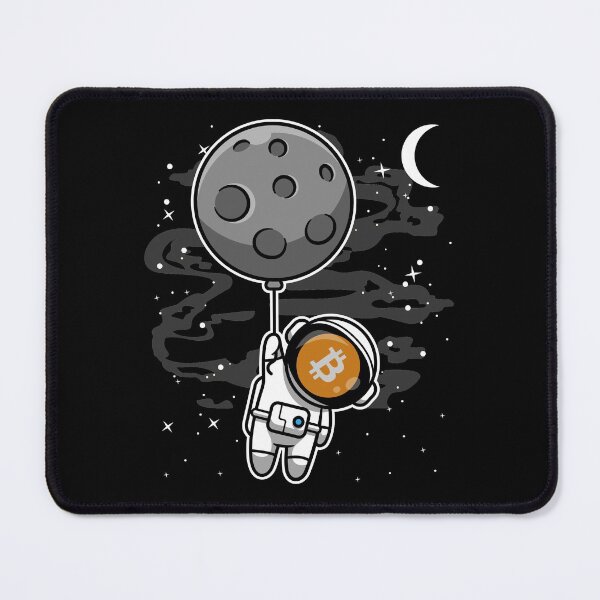 Item preview, Astronaut Floating BitCoin BTC Coin To The Moon Crypto Token Cryptocurrency Blockchain Wallet HODL designed and sold by AdamRoberts90.