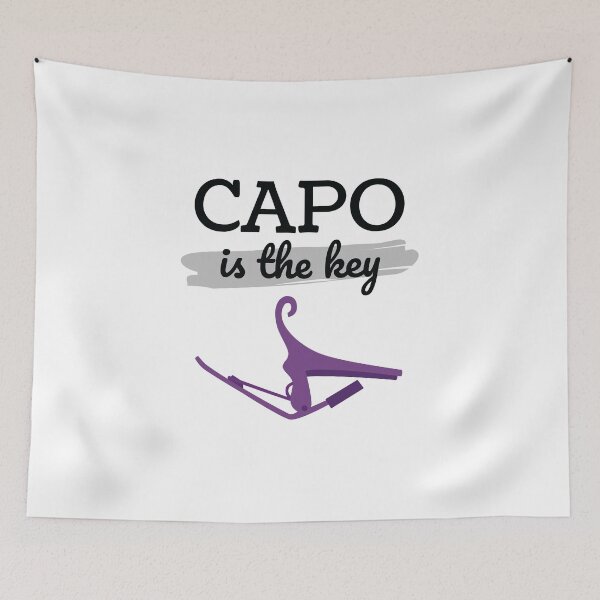 Item preview, Capo is the Key Purple Capo Light Theme designed and sold by nightsworthy.