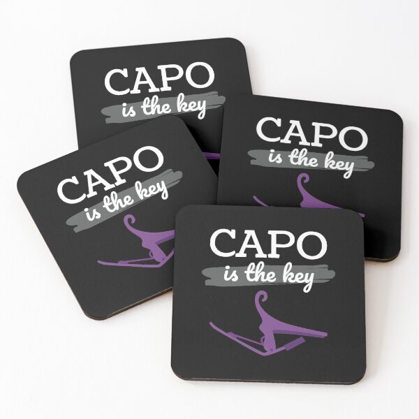 Item preview, Capo is the Key Purple Capo Dark Theme designed and sold by nightsworthy.