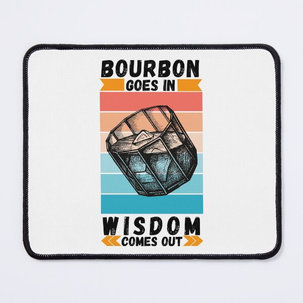 Item preview, Bourbon Goes In Wisdom Comes Out  Sunset Viintage T-Shirt designed and sold by LJ4EVER.