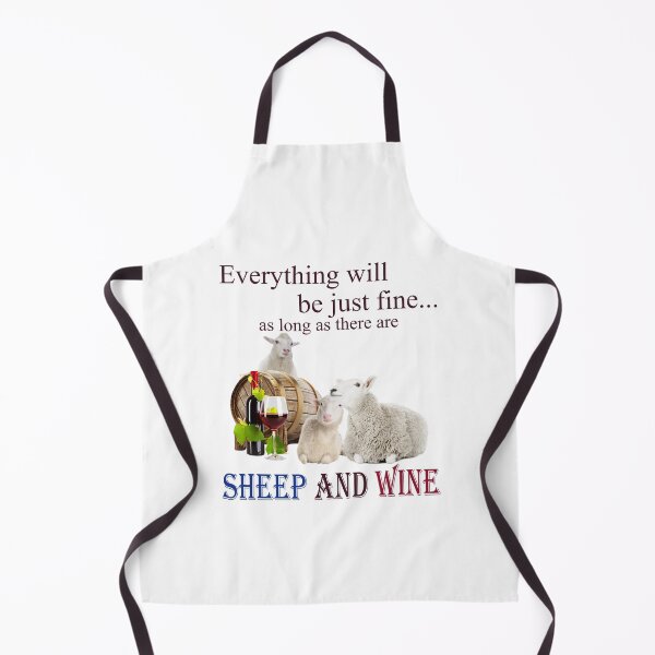 Item preview, Everything will be just fine as long as there are sheep and wine designed and sold by maithithuha.