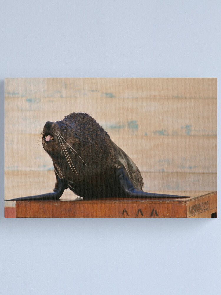 Alternate view of "blowing a raspberry" Canvas Print
