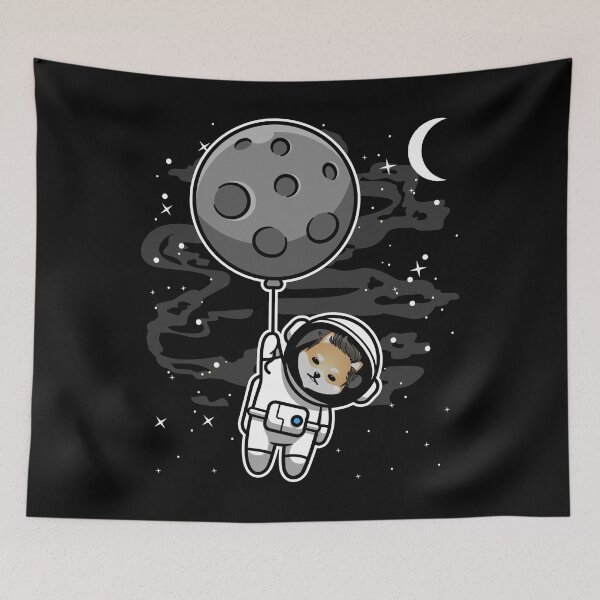 Item preview, Astronaut Floating Dogelon Mars ELON Coin To The Moon Crypto Token Cryptocurrency Blockchain Wallet HODL designed and sold by AdamRoberts90.