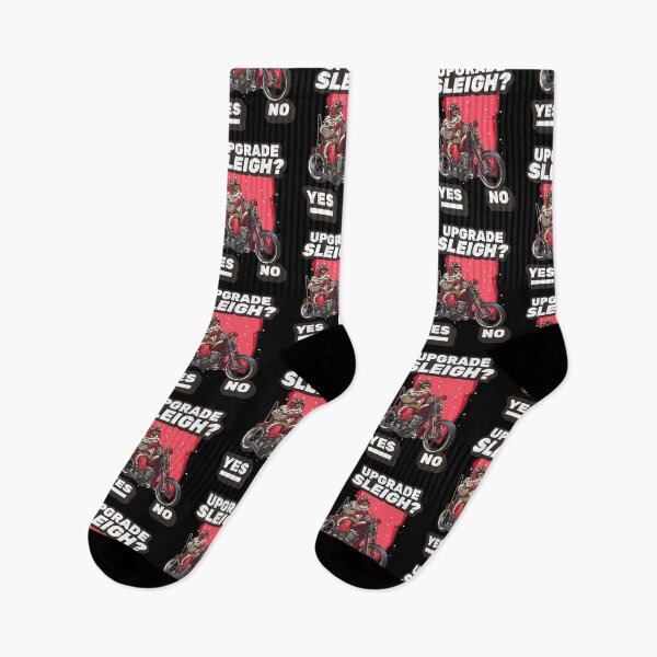Item preview, Harley Motorcycle Riding Santa Sleigh Upgrade Video Gamer Christmas Graphic designed and sold by GO SHIRT-TEE.
