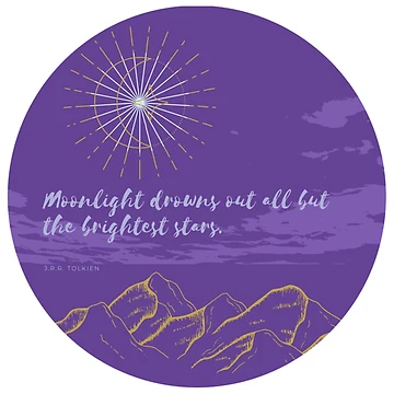 Artwork thumbnail, J.R.R. Tolkien Quote Round by LiamKni