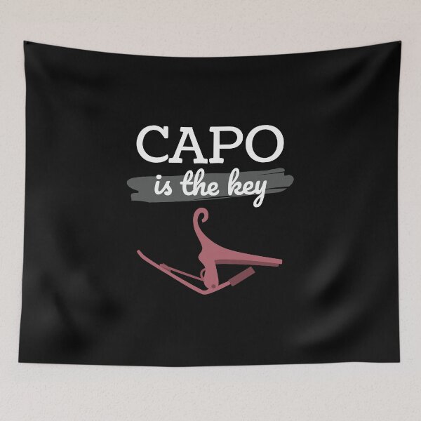Item preview, Capo is the Key Rose Gold Capo Dark Theme designed and sold by nightsworthy.