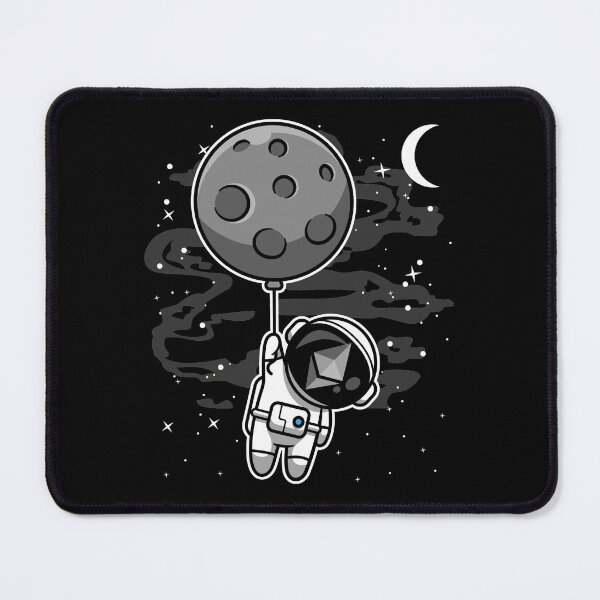 Item preview, Astronaut Floating Ethereum ETH Coin To The Moon Crypto Token Cryptocurrency Blockchain Wallet HODL designed and sold by AdamRoberts90.