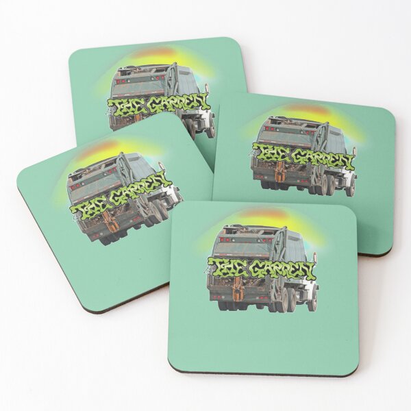 Item preview, The Garden logo on garbage truck with rainbow   designed and sold by WAXONstudio.