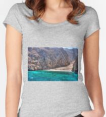 Yiali Beach Women's Fitted Scoop T-Shirt