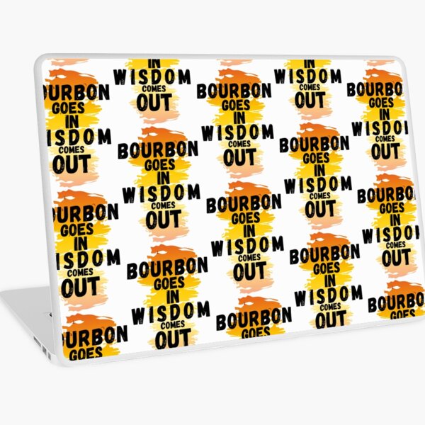 Item preview, Bourbon Goes In Wisdom Comes Out  Sunset Viintage T-Shirt designed and sold by LJ4EVER.