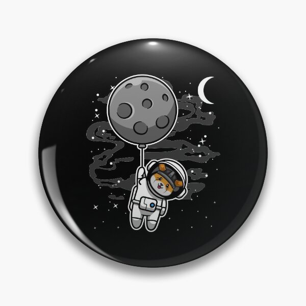 Item preview, Astronaut Floating Floki Inu Coin To The Moon Crypto Token Cryptocurrency Blockchain Wallet HODL designed and sold by AdamRoberts90.