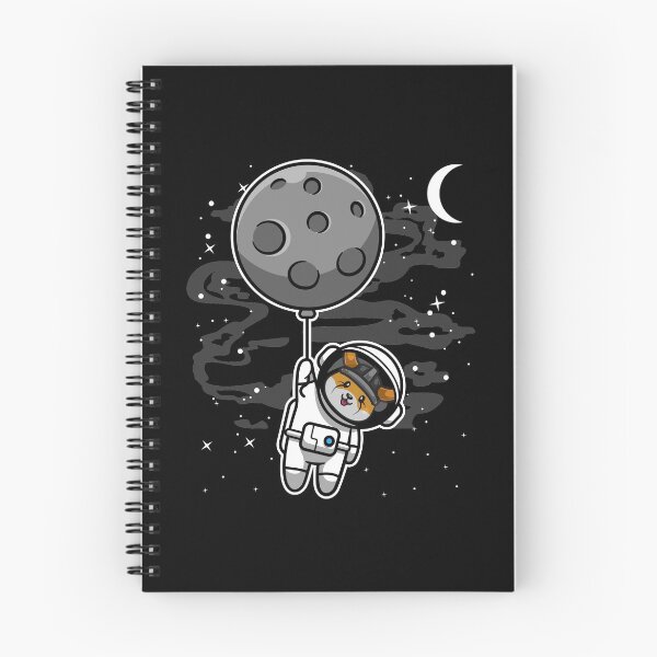 Item preview, Astronaut Floating Floki Inu Coin To The Moon Crypto Token Cryptocurrency Blockchain Wallet HODL designed and sold by AdamRoberts90.