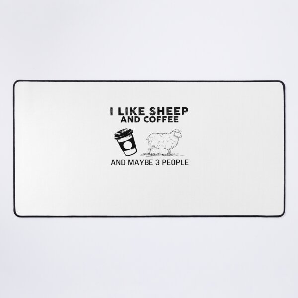 Item preview, I like Sheep and coffee and maybe 3 people, sheep lover, coffee lover designed and sold by maithithuha.