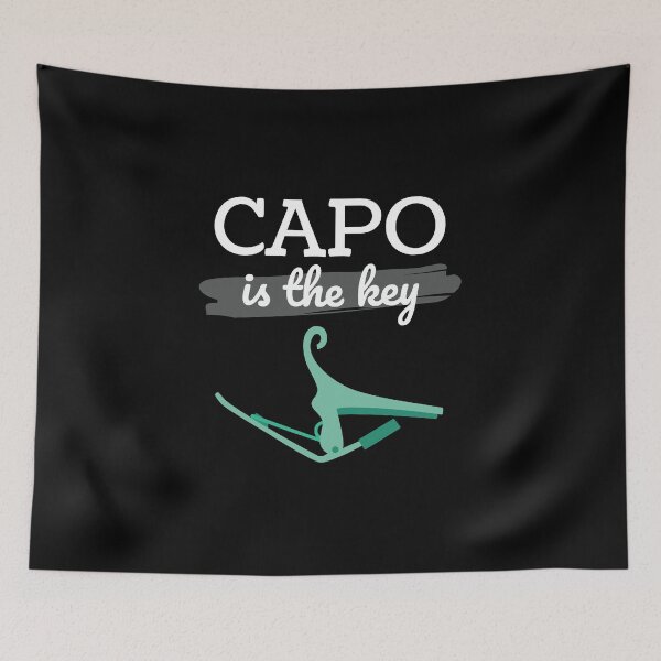 Item preview, Capo is the Key Mint Green Capo Dark Theme designed and sold by nightsworthy.