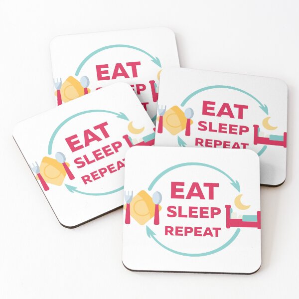 Item preview, eat sleep formula repeat designed and sold by AlinaGil.