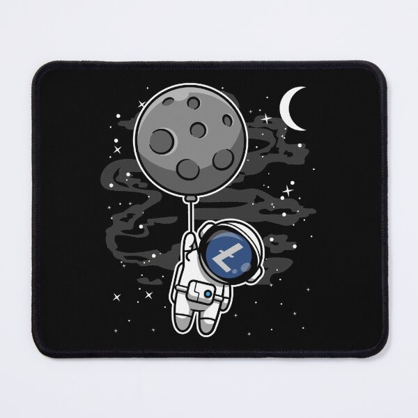 Item preview, Astronaut Floating LiteCoin LTC Coin To The Moon Crypto Token Cryptocurrency Blockchain Wallet HODL designed and sold by AdamRoberts90.