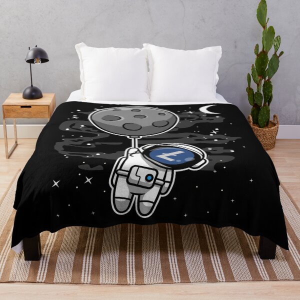 Item preview, Astronaut Floating LiteCoin LTC Coin To The Moon Crypto Token Cryptocurrency Blockchain Wallet HODL designed and sold by AdamRoberts90.