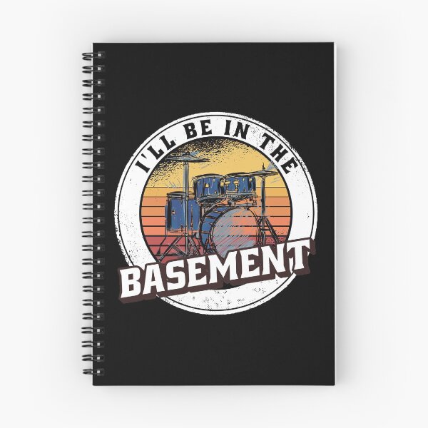 Item preview,  I'll Be In The Basement Drum Set Funny Drummer Art designed and sold by Eddie SH.