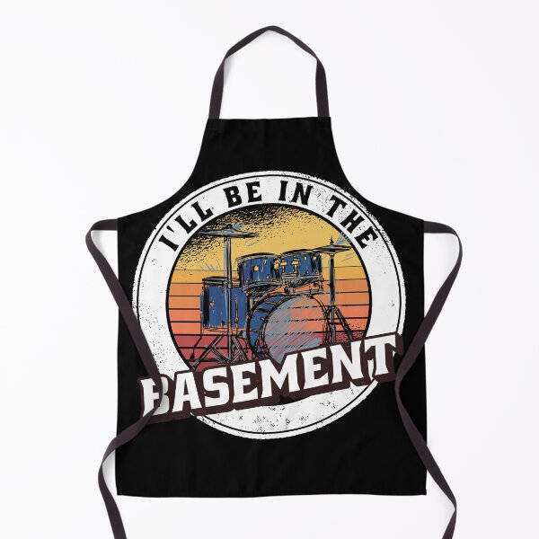 Item preview, I'll Be In The Basement Drum Set Funny Drummer Art designed and sold by Eddie SH.
