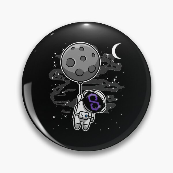 Item preview, Astronaut Floating Polygon Matic Coin To The Moon Crypto Token Cryptocurrency Blockchain Wallet HODL designed and sold by AdamRoberts90.