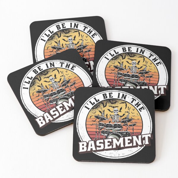 Item preview,  I'll Be In The Basement Drum Set Funny Drummer Art designed and sold by Eddie SH.
