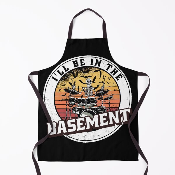 Item preview, I'll Be In The Basement Drum Set Funny Drummer Art designed and sold by Eddie SH.