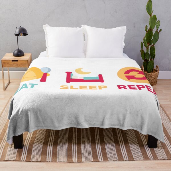 Item preview, eat sleep formula repeat designed and sold by AlinaGil.