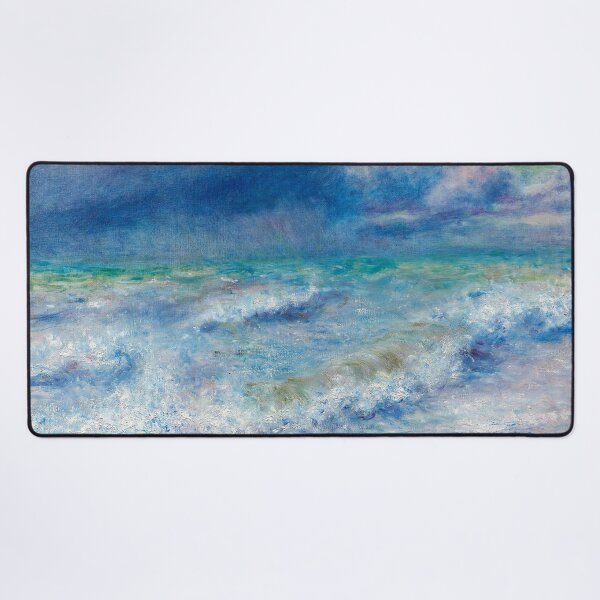 Item preview, Blue Seascape Pierre-Auguste Renoir French Impressionist Painter designed and sold by Jaydee001.