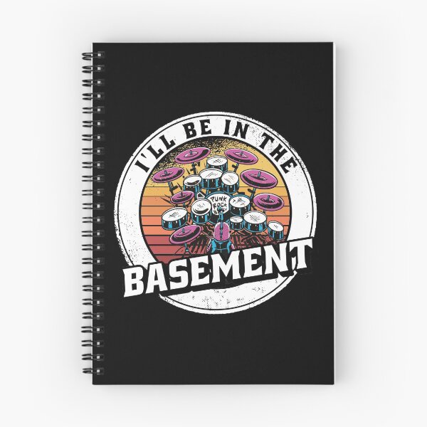 Item preview,  I'll Be In The Basement Drum Set Funny Drummer Art designed and sold by Eddie SH.