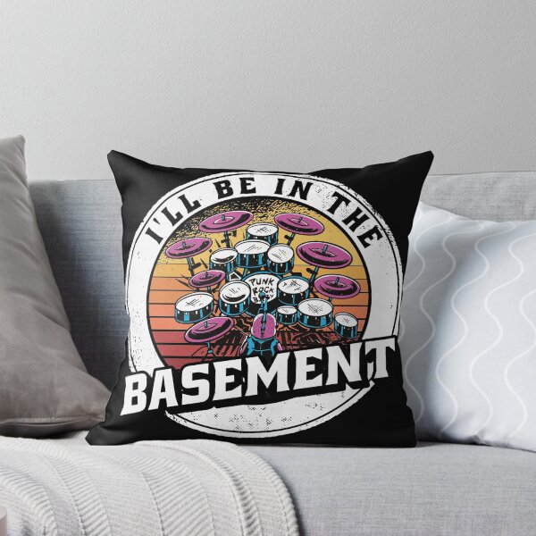 Item preview,  I'll Be In The Basement Drum Set Funny Drummer Art designed and sold by Eddie SH.