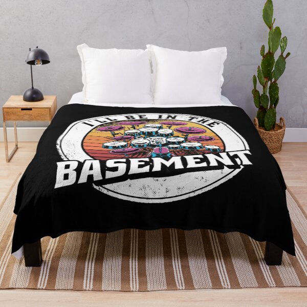 Item preview,  I'll Be In The Basement Drum Set Funny Drummer Art designed and sold by Eddie SH.