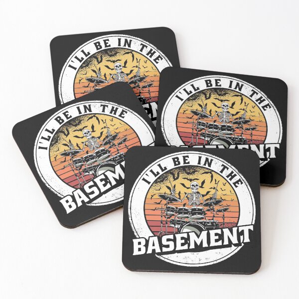 Item preview,  I'll Be In The Basement Drum Set Funny Drummer Art designed and sold by Eddie SH.