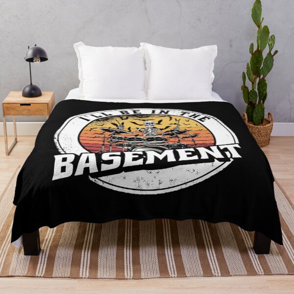 Item preview,  I'll Be In The Basement Drum Set Funny Drummer Art designed and sold by Eddie SH.