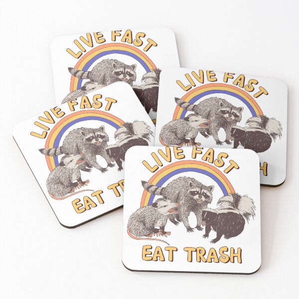 Item preview, Live Fast Eat Trash designed and sold by GaryCote112.
