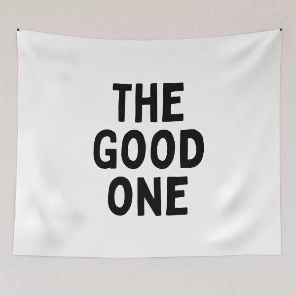 Item preview, The Good One Positive Nice Person With Feeling Delightful Pleasing Pleasant Agreeable Likeable Endearing Lovable Adorable Cute Sweet Appealing Attractive Typographic Slogans for Man’s & Woman’s  designed and sold by Wanneer T-shirts Praten.