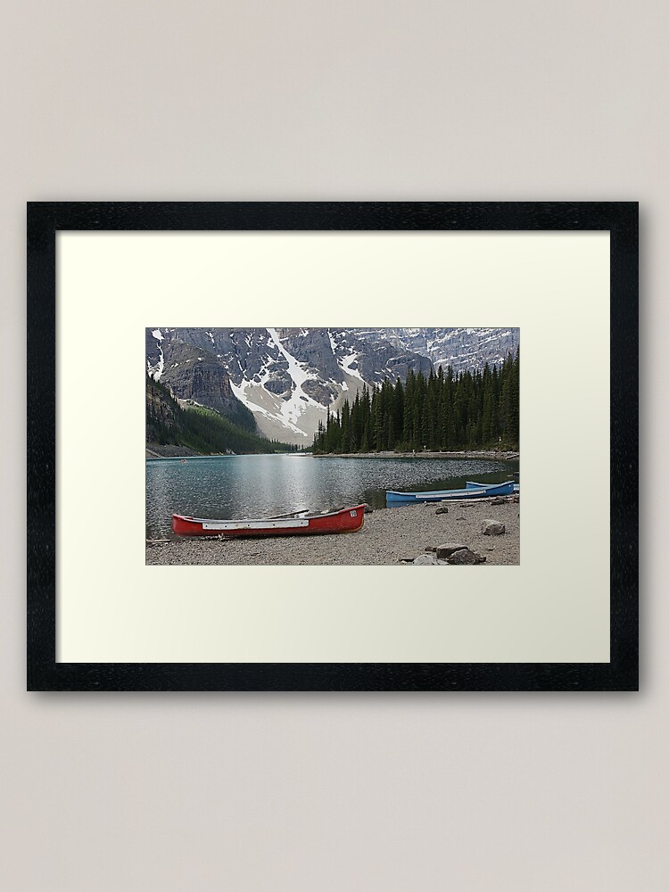 Alternate view of Valley of the Ten Peaks Framed Art Print