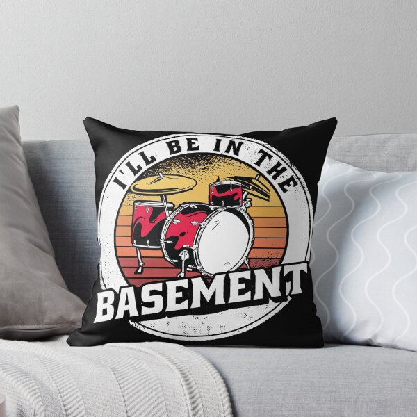 Item preview,  I'll Be In The Basement Drum Set Funny Drummer Art designed and sold by Eddie SH.