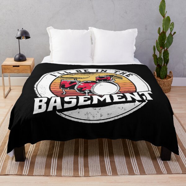 Item preview,  I'll Be In The Basement Drum Set Funny Drummer Art designed and sold by Eddie SH.