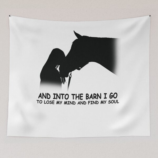 Item preview, And Into The Barn, I Go to Lose My Mind & Find My Soul Funny designed and sold by hoangminhSHOP.
