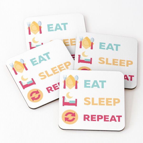 Item preview, eat sleep formula repeat designed and sold by AlinaGil.