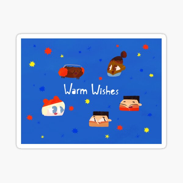 Christmas during childhood Sticker