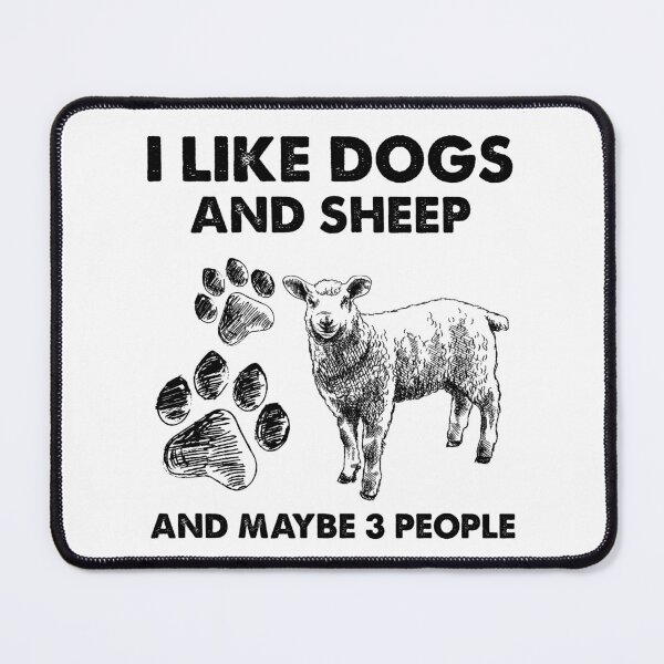 Item preview, I like dog and sheep and maybe 3 people designed and sold by maithithuha.